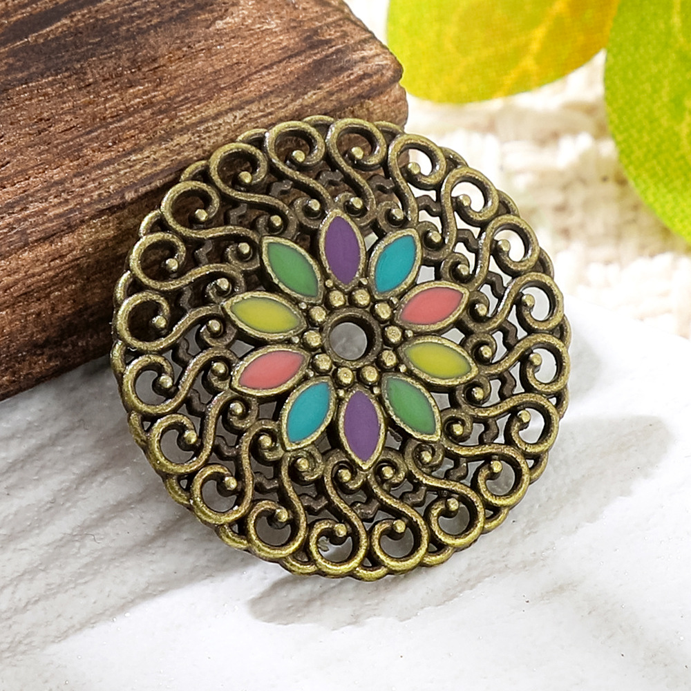จี้ทองแดงโบราณเคลือบสีบรอนซ์ทร - Vintage Fashion Theme บทวิจารณ์และราคา