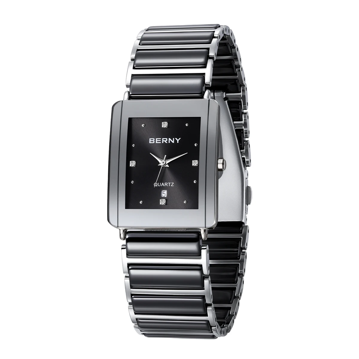 BERNY เซรามิกส์นาฬิกาสำหรับผู้ - Vintage Fashion Complete บทวิจารณ์และราคา