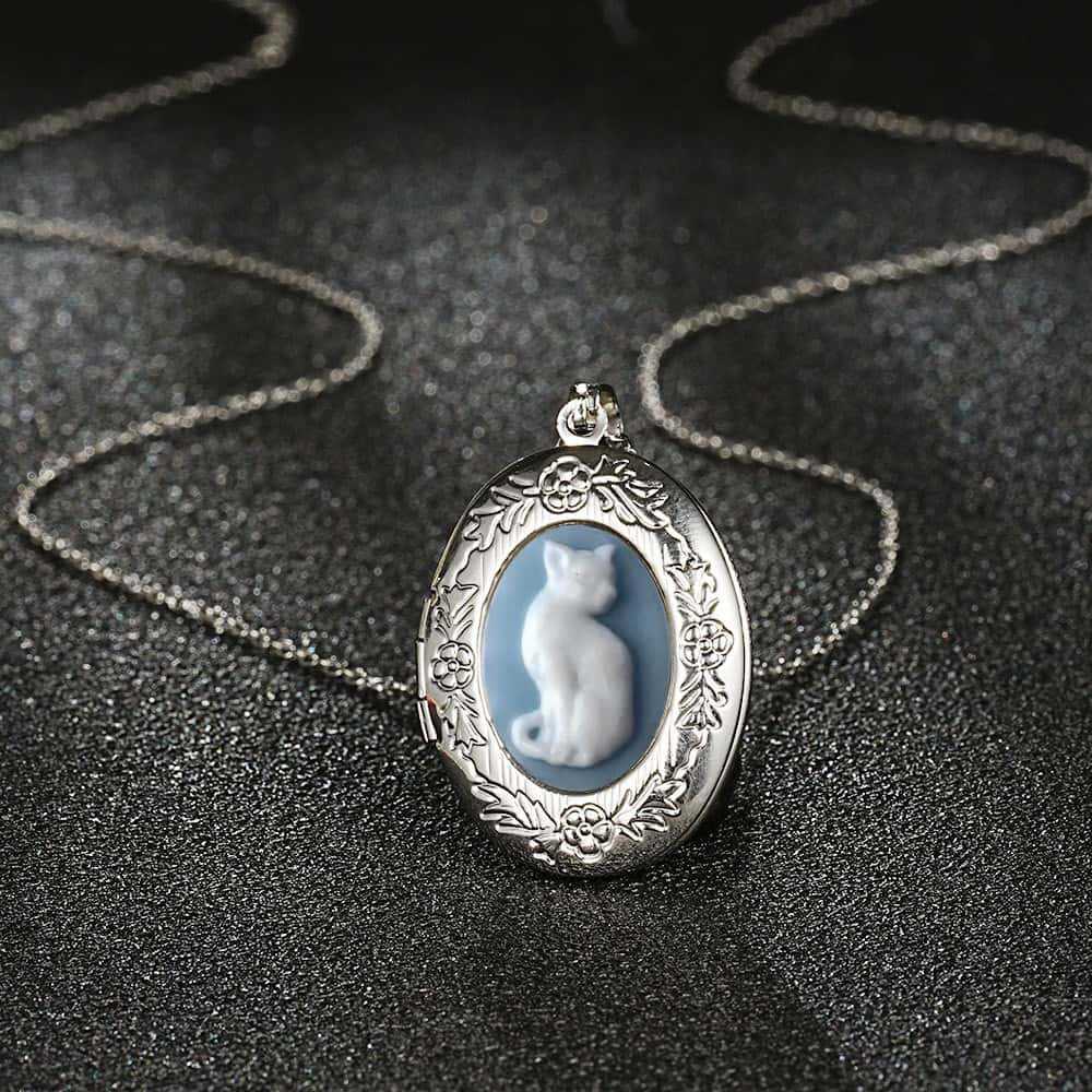 สร้อยคอจี้รูปแมวสไตล์วินเทจสำห - Vintage Fashion Store บทวิจารณ์และราคา